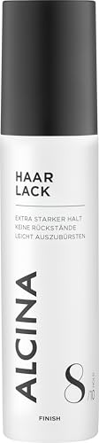 ALCINA Haar Lack | 1 x 125 ml | Aerosolfreier Haarlack mit extra starkem Halt | Schnelltrocknend ohne zu verkleben | Langanhaltender Schutz bei Wind & Feuchtigkeit | Auskämmbar | Für alle Haartypen