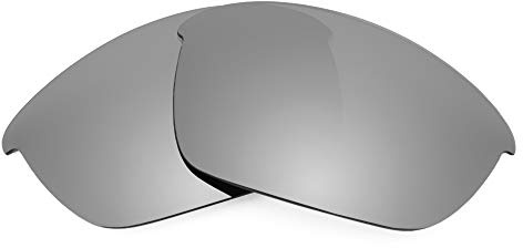 Revant Replacement Lenses for Oakley Half Jacket 2.0 sunglasses, UV Protection, Anti-Scratch and Impact Resistant, Polarized Titanium Mirrored