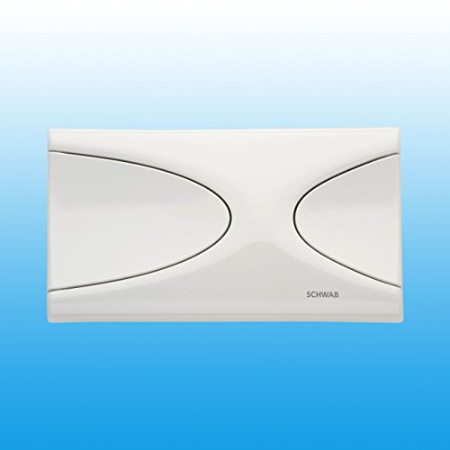SCHWAB Betätigungsplatte TARGA weiss Zweimengen Drückerplatte 227605 550-8472