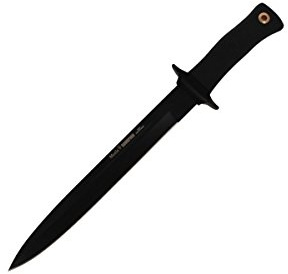 ELECTROPOLIS Muela Messer Scorpion 26 cm Blatt aus beschichtetem Wälz- PTFE und Gummifaust Zweck Geschenkkarte +