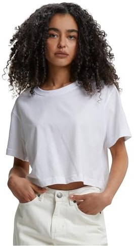 Urban Classics TB1555 Damen T-Shirt Ladies Short Oversized Tee Weiß, S