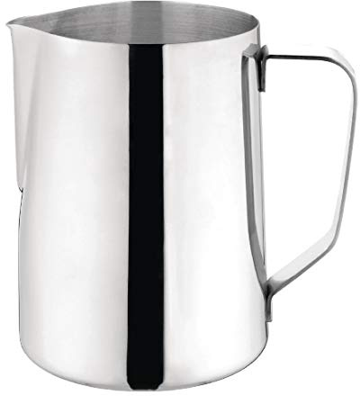 Leche o agua Jarra 160 x 100 mm 1365 ml/martillo de acero inoxidable taza taza desnatadora jarra