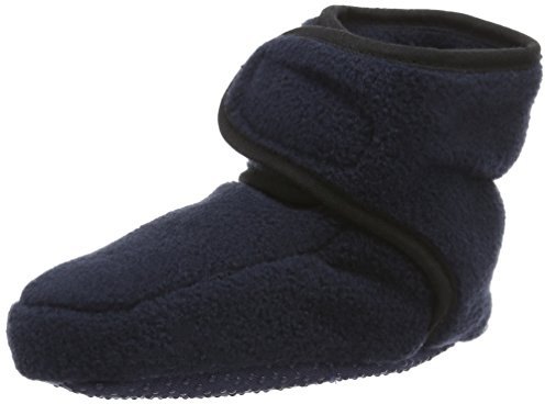 Playshoes Baby-Schuhe aus Fleece, Krabbelschuhe für Mädchen und Jungen mit rutschhemmender Noppen-Sohle