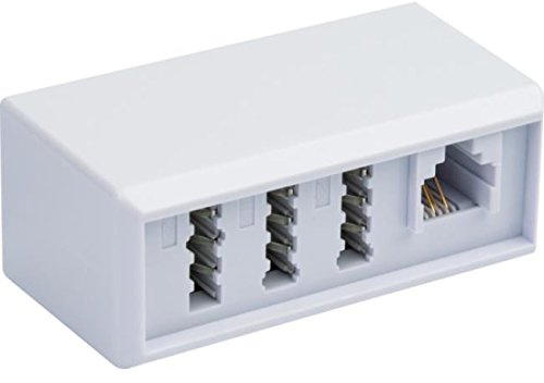 SCHWAIGER TDA1231 532 TAE-F 2xTAE-N, 1xTAE-F, 1xRJ11 Blanco Kabeladapter (TAE-F, 2xTAE-N, 1xTAE-F, 1xRJ11, Stecker/Buchse, weiß