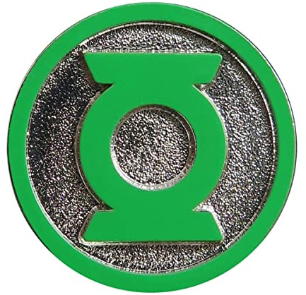 DC Comics Green Lantern Épinglette en étain avec logo coloré