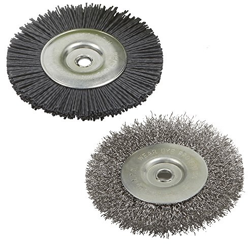 Garden Gear Weed Sweeper Spare Brushes For G0518 1 Nylon & 1 Steel Wire Brush