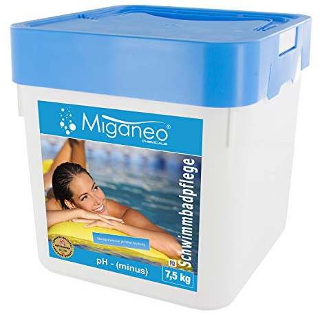 Miganeo PH-Minus/PH-Senker Granulat 7,5 kg - Schnelllöslich | Effektiv | Regulierend, weiss