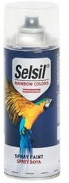Selsil Rainbow 400ml Sprühfarbe schwarz glänzend