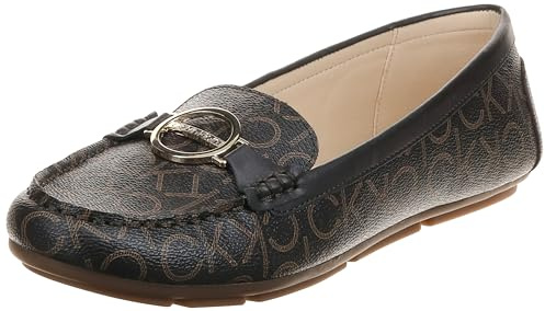 Calvin Klein Damen Layne Flacher Slipper, Gepäck 259, 40.5 EU