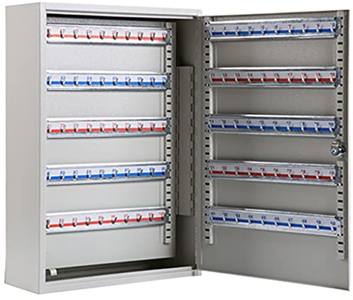 Schlüsselschrank 200 Hotelschlüsselkasten Mit Großer Kapazität, Wandmontierte Schlüsselverwaltungsbox, Multifunktionaler Firmenschlüssel Organizer, Einfach Zu Finden (Color : Without Tag, S : 200 ke