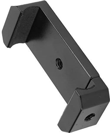 Fydun Mobile Phone Tripod Adapter, Universal Mobile Phone Clamp Cell Phone Holder with 1/4 Inch Screw Holes Tripod Mount Adapter Adjustable Width Photography and Live for Shooting Bracket Freely Clip