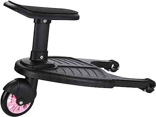 XJYMCOM Buggy Board with seat connectors Kiddy Boards Kids Pram Stroller Board Removable and Assembling (Blue)