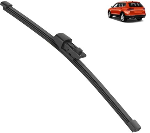Calidad OEM Limpiaparabrisas trasero de 14 pulgadas compatible con VW compatible con Tiguan MK2 2017-2020 parabrisas puerta trasera ventana lluvia cepillo Ajuste perfecto para parabrisas.