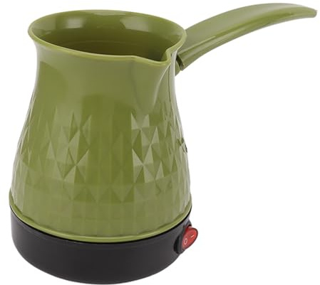 Caffettiera Elettrica a Riscaldamento Rapido Caffettiera Portatile da 500 Ml con Doppia Protezione e Manico Staccabile Goditi il ??caff¨¨ Caldo in Qualsiasi Momento Caffettiera