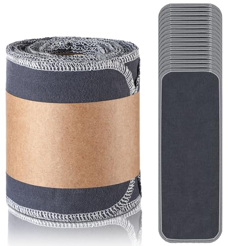 FuWeave Wiederverwendbares Toilettenpapier, waschbar, Bidet-Handtücher, Waschlappen, rollbar, atmungsaktiv, weich, saugfähig, kein Abfall, für Zuhause, Haushalt, Reinigung, Wohnmobil, Camper,