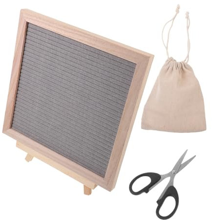 Operitacx 1 Satz brief-Message-Board schwarzes brett aus filz Schere praktisches Message Board Brieftafeln selber machen Buchstabe Kleidersack Anhänger Notiztafel gefühlt