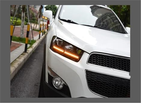 CMSMFDC Scheinwerfer Satz für Chevrolet Captiva 2011-2018, Xenon, Weiß, Wasserdicht, Staubdicht, Korrosionsbeständig