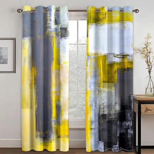 IKDZCM Günstige Moderne Persönlichkeit Kurve Doppel Farbe Druck Blackout Vorhang Wohnzimmer Schlafzimmer Home Dekoration Erwachsene Dekorative WxH/2x180x160cm verdunkelungsvorhang