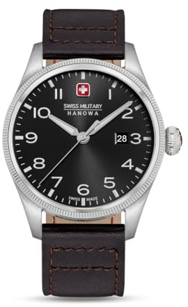 Swiss Military Hanowa SMWGB0000804 Thunderbolt Herrenuhr mit Lederband und Saphirglas