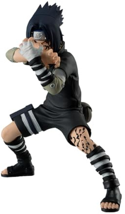 Banpresto Sammelfigur Sasuke Uchiha Naruto - Vibration Stars (Gaara & Uchiha Sasuke), 14 cm, Mehrfarbig, optimal für Anime-Fans