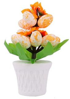 Sunfashion Deko Ostern,Dekokranz Türkranz Modern Osterdeko Silber Osterkranz Frühlingsgirlande Easter Ostern Dekoration,Türdeko Hochzeit Outdoor Hängende Osterdekorationen Aus Holz Jutekranz Für Drauß
