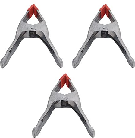 Juroupi 3PCS 9 Inch Spring Clamps Iron Galvanizing A Shape Woodworking Clamp/Holder for Water Pipe Wooden Board