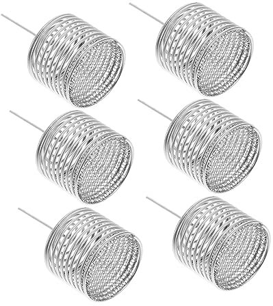 POPETPOP 6pezzi Cestini Per Fertilizzanti in Acciaio Inossidabile Da Scatole Per Fertilizzazione Da Giardinaggio Contenitori Per Concimazione Per Bonsai e Piccole Piante