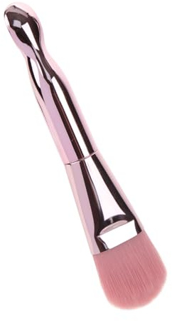 VICASKY Pincel para máscaras de arcilla, cepillo para máscaras de barro, cepillo aplicador de pinceles para tratamiento facial de salón de belleza, lana de nailon, color rosa