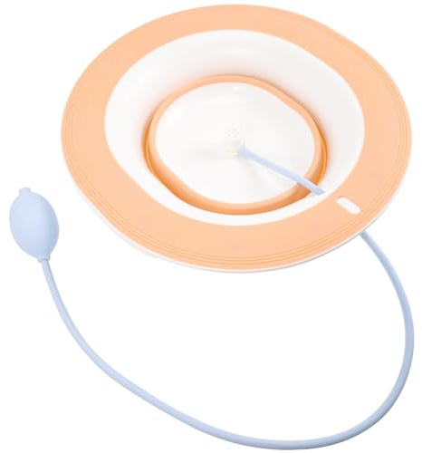 SOPOTUTU Praktische Sitzbadewanne aus Kunststoff mit Spülung für Frauen Rutschfestes Design zum Einweichen der Intimbereiche für Schwangere Geeignet