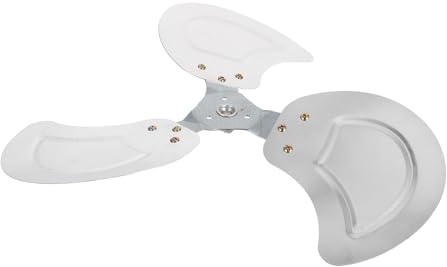 MUCKLILY Pales de Ventilateur en Aluminium 355 CM Hélice de Rechange 3 Pales pour Ventilateur sur Pied Table Accessoire Étanche Adapté Usage Commercial Intérieur et Extérieur
