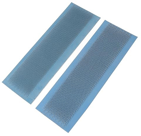 Chrees hårhållare, dragmatta, rostfritt stål, nålförlängnings-stylingverktyg för peruker, ritkort för hårförlängningar, 2 stycken, 26,9 x 8,9 cm