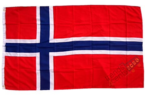 Norwegen Flagge/Fahne Großformat 250 x 150 cm wetterfest