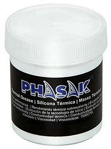 Phasak DTA 050 - Pasta térmica, 50 Gramos, Blanco