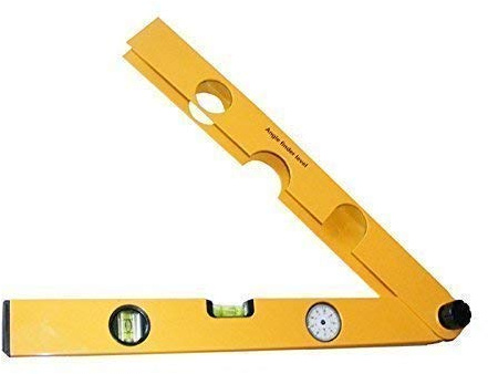Winkelmesser / Gradmesser mit Analoganzeige + Wasserwaage