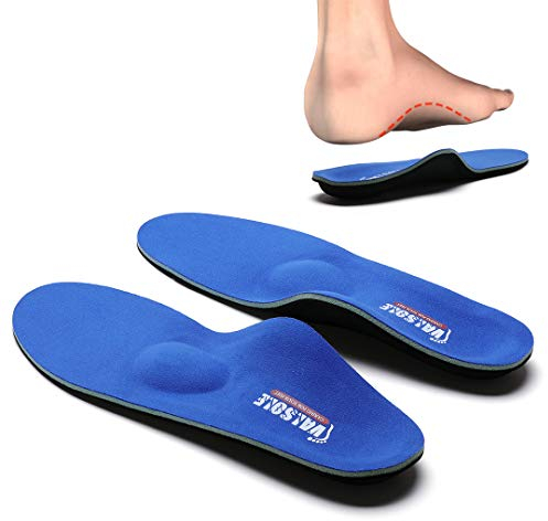 VALSOLE Orthopädische Einlegesohlen Für Damen & Herren Hohe Fußstütze Weiche Funktionelle schuheinlagen Insert für Plattfüße, Plantar Fasciitis, Fußschmerz
