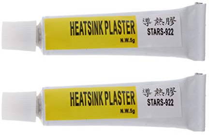 luosh 2 Pezzi Dissipatore di Calore Intonaco Termico Silicone Adesivo Pasta di Raffreddamento Colla Forte Adesiva Compound per GPU Chip Radiatore Raffreddamento