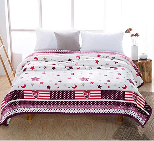 RONGJJ Flanelldecke Dicke Warme Decke Fale Samtdecke Coral Samtbettdecke Winter Warm Fitted Sheet Bettwäsche Bettwäsche