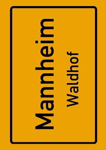 Mannheim Waldhof: Deine Stadt, deine Region, deine Heimat! | Notizbuch DIN A4 liniert 120 Seiten Geschenk