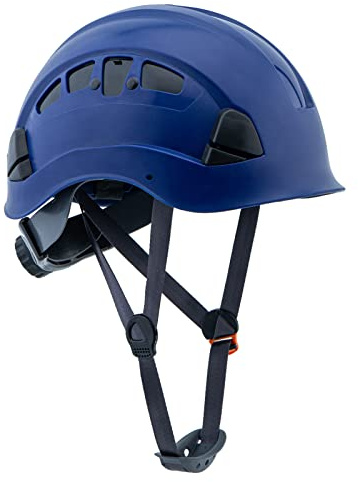 UNINOVA Safety Hard Hat - ANSI Z89.1 Approved Helmet Adjustable - 6-Point Ratchet Suspension & OSHA Hardhats Vented,Class C Safety Helmet Construction Work (A5 Blue)