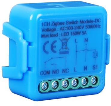 Cloud Even Tuya Smart Dry Contact ZigBee Switch Module DIY Smart Home Relay DC12/24V AC100-240V Funciona con Alexa Google Alice (1)