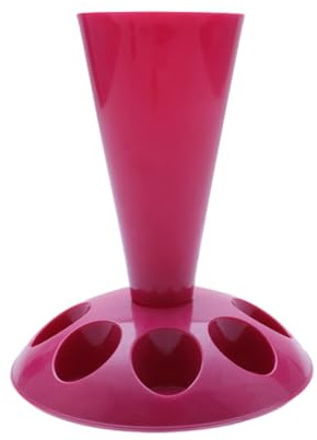 tinysiry Piping Bags Stand,Frosting Bag Holder with Nozzle Holder,Icing Bag Holder Stand Piping Bags Stand for Cake Decorating Tool Baking Tool Rose Red