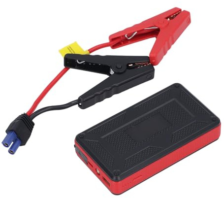 Démarreur de Saut de Batterie de Voiture, Paquet Portatif de Batterie de Démarreur de Saut de Voiture de 12V 20000mAh, Démarreur de Cavalier de Batterie de Voiture de Boîte de