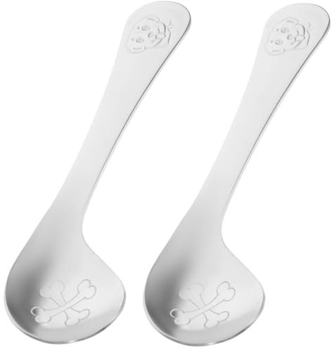 MAGICLULU 2stücke Löffel Junge Mädchen Fütterungslöffel Reispasta Löffel Tragbar Babyfütterung Besteck Für Selbstfütterung