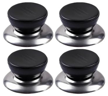 Tapa universal para olla, accesorio de cocina, ollas a presión, accesorios de cocina, barbacoa, utensilios de cocina, comedor en casa (4 piezas)