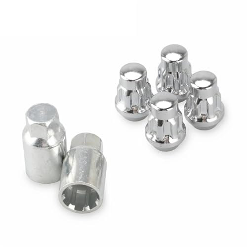 4 Pcs 12x1.5mm Alloy Locking Wheel Nuts Tapered Security Bolts With Key Anti Theft Racing Car Wheel Lock Lug Nuts Bolts