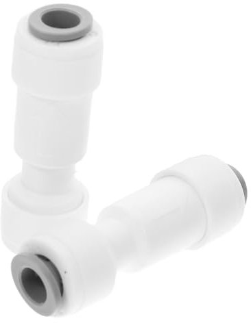 ABOOFAN Lot De 2 Clapets Anti-Retour Pour Purificateur D'Eau Connecteur Rapide En Plastique Blanc