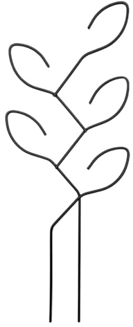 Kleines Rankgitter für Topfpflanzen – Blattform, Metall, Gartenstützpfahl, strapazierfähig, stabile Unterstützung, Gartenbedarf, Blumen, Efeu, Gemüse, Innenbereich, Zimmerpflanze, Outdoor-Dekoration