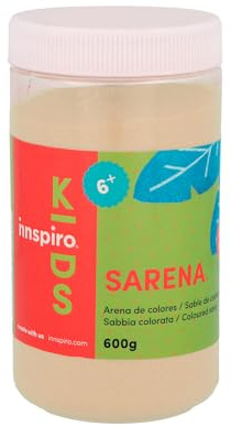 INNSPIRO Sabbia di colori beige 600 gr per decorazione e artigianato