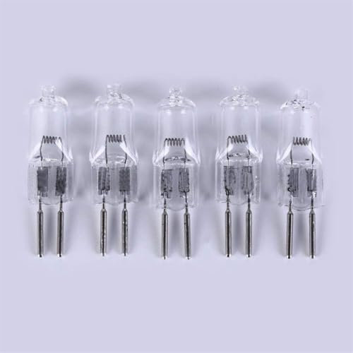 UGEFKMQ 5PC Halogenlampen G5.3 50W 36V Klarglaskapsellampe G5.3 36V 35W Halogen Leuchtmittel GU5.3 Bi-Pin für Heimbeleuchtung und gewerbliche Anwendungen 10W
