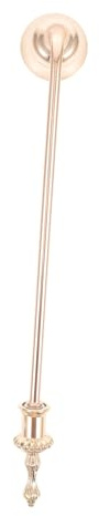 TOBBOMEY Kerzenlöscher Aluminium Langer Griff Vintage Stil Kerzenaccessoire Sicher Docht Löschen Wachsspritzer Vermeiden Wohnraum Dekoration Geschenk